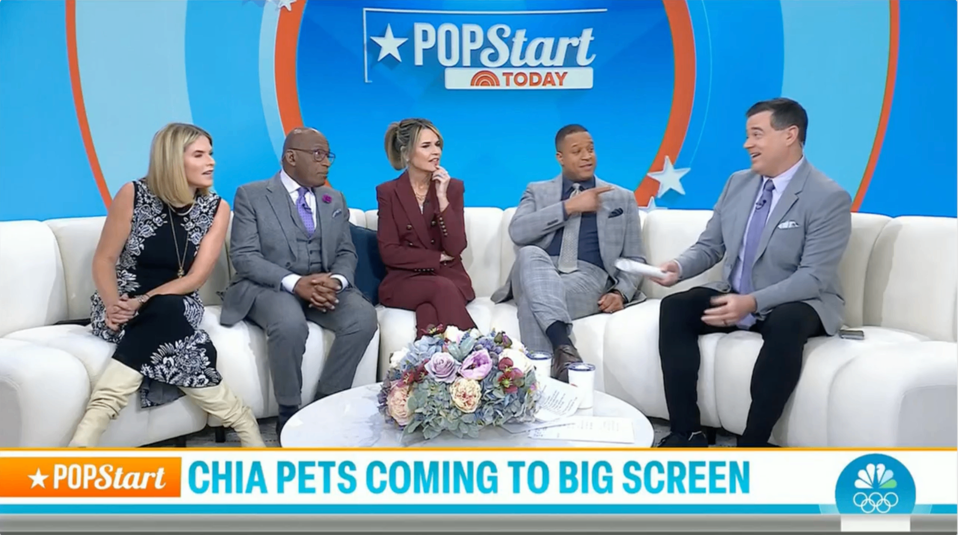 NBC TODAY Show PopStart segment — Chia Pets coming to the big screen