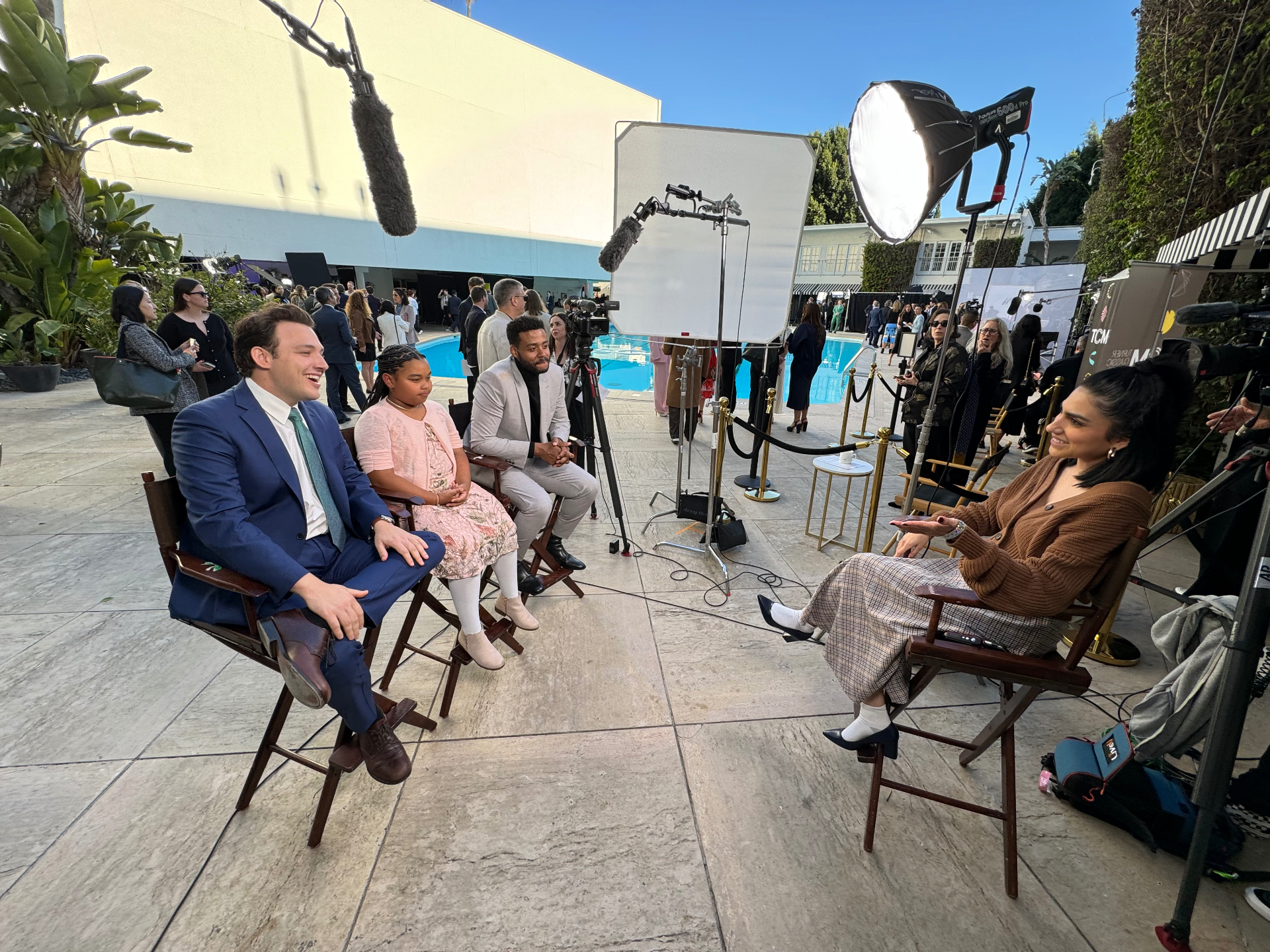 The Last Repair Shop filmmakers and subject interviewed poolside on a TCM awards-season press day