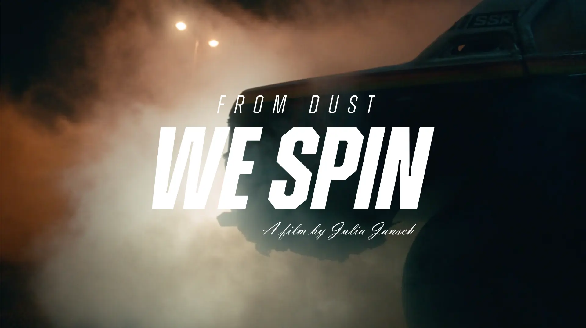 From Dust We Spin — feature film key art
